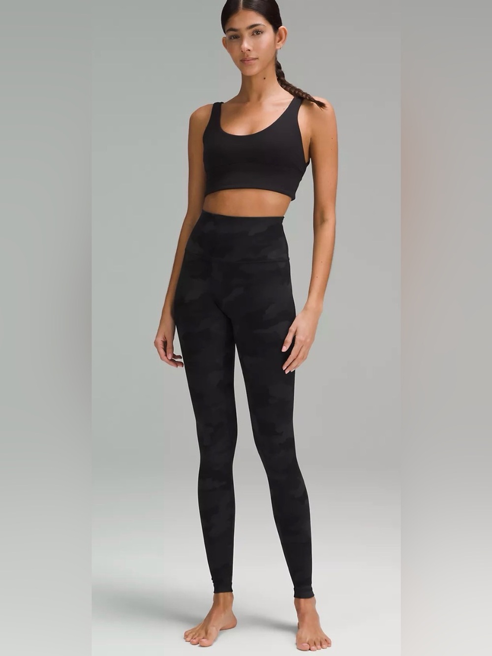 Lululemon Align Super High-Rise Pant 28” Formation Camo Deep Coal Multi Size 6